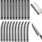 Raheem Knife Edge Guards Protector 20 Pcs - Plastic Knives Edge Universal Knives Sheath for Kitchen Blade Cover Set of Knives Protectors Knife Accessories
