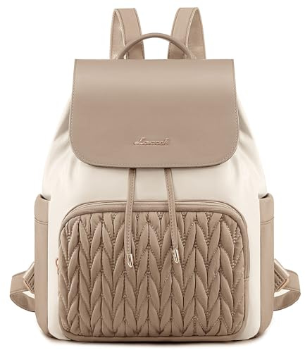 LOVEVOOK Zaino da donna piccolo, impermeabile, borsa 2 in 1, mini borsa da donna, elegante per il tempo libero, la scuola, i viaggi, il lavoro, 14 pollici, Casual
