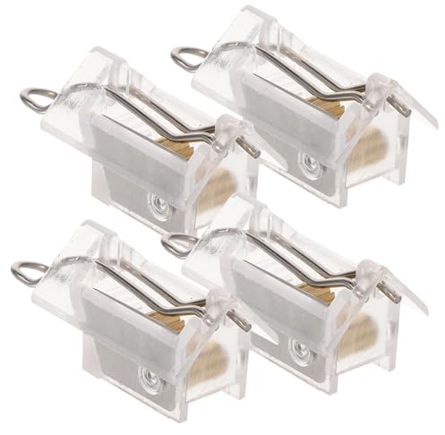 MOTHNUR 4pcs Venetian Blind Cord Locks Reusable Window Blind Accessories Easy Install Sturdy Material Smooth Surface for Curtain Cord Control