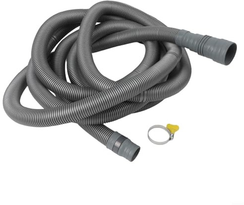 Tuyau de vidange pliable pour caravane avec adaptateur réglable pour kit de tuyau d'égout de camping-car, design flexible et extensible de 1 m à 5 m avec joint torique anti-fuite pour élimination des