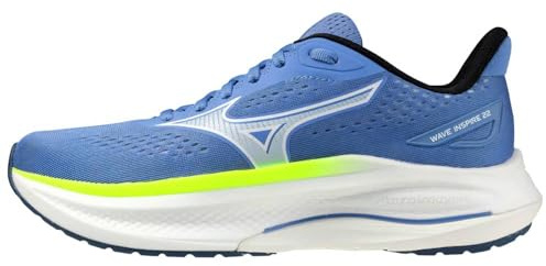 Mizuno Wave Inspire 22 Women's Running Shoes, Ultramarine/White/Lightning Yellow