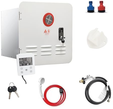 65000BTU Propane Gas RV Tankless Water Heater with Controller