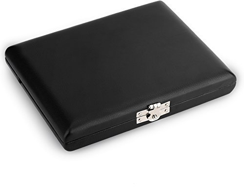 Reed Case, 6-Slot Massivholz Reed Halter Box für Saxophon Klarinette Blätter
