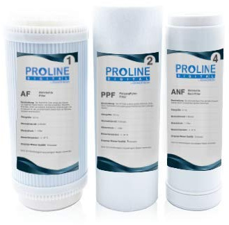 OsmoFresh: Filterset Proline Digital - passend für OsmoFresh Osmoseanlage Proline Digital - Filterwechsel alle 6 Monate