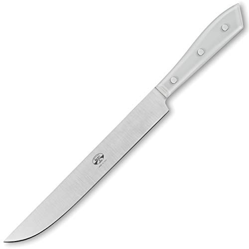 Coltellerie Berti 1895 - Coltello Macellaio Professionale Artigianale, per Affettare Salumi e Arrosto, Coltello Prosciutto, Coltello Carne da Banco (Ghiaccio)