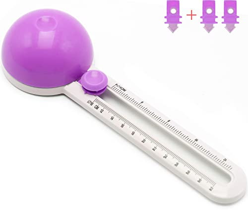 Kreisschneider, Kreis Papierschneider, Kreisschneider für Papierbasteln, verstellbare Kreisschneider, Kreisschneider-Werkzeug, Kreisschneider Papier, Rotations-Papierschneider