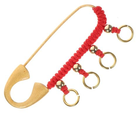 TOGEVAL Vintage Sicherheitsnadel Brosche Aus Messing Für Schals Kleidung Mütze Tasche Dekorativ Retro Design Zuverlässig Einfach Zu Verwenden