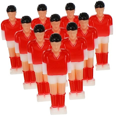 Gogogmee Tischfußball Spielfigur Fußballspieler Aus Leichtem Kunststoff 11cm Ersatz Für Turnier Und Freizeitspiele