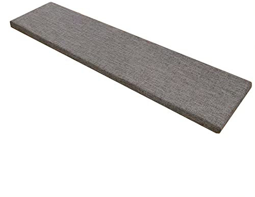 Möbelstolsunderlägg bänkunderlägg med avtagbara klädslar för matbord i kök,100 * 30 * 5cm, Grå