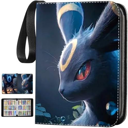 Sammelalbum für Karten, Sammelkarten Album, Tragbar PU Karten Sammelalbum, 50 Seiten 900 Karten Kapazität Sammelmappe Karten Ordner, Geschenke für Sammler und Kinder.