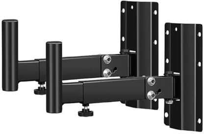 Keenso Prise en Charge des Supports Muraux de Haut-parleurs, Supports de Support de Haut-Parleur 110lb