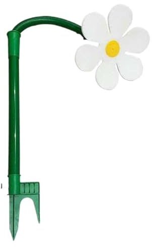 Arroseur sur pied pratique - Buse d'arrosage de fleurs - Prise de terre pratique - Arroseur de tournesol NTf277 (blanc, taille unique)
