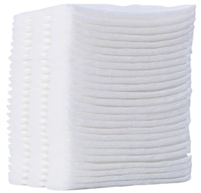 ELAYARD Doppelseitige Make Up Pads Einfach zu Entnehmen 3 Stück-pack Praktisch und Sauber aus Dreilagigem Baumwollvliesstoff Weiß Zufällige Farbe für Make Up und Körperpflege