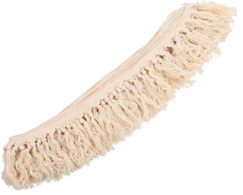 WRITWAA Lace Fringe Trim Decorativo para Ropa y Cortinas Franjas Resistentes y Livianas para DIY Metros