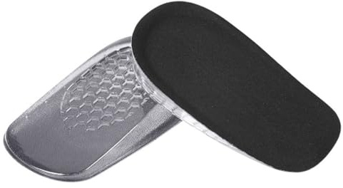 JYNXOR Talonnettes en Silicone Doux 2CM - Coussin Gel pour Tendon d'Achille, Semelle Surélevée, Soulage Douleurs des Pieds et Confort des Chaussures