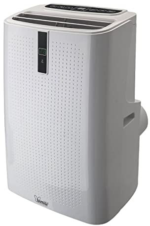 Bimar Condizionatore Portatile con Wifi, Timer, Telecomando, Base con Ruote e Valvola Drenaggio Acqua (28 Litri)