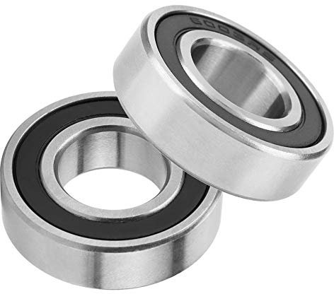 Kugellager, 10 Stück Skateboard-Lager Gummiversiegelte Miniatur-Rillenkugellager für Inline-Skate-Roller-Roller-Blade-Skates usw., 6003-2RS, 0,7 × 1 × 0,2 Zoll