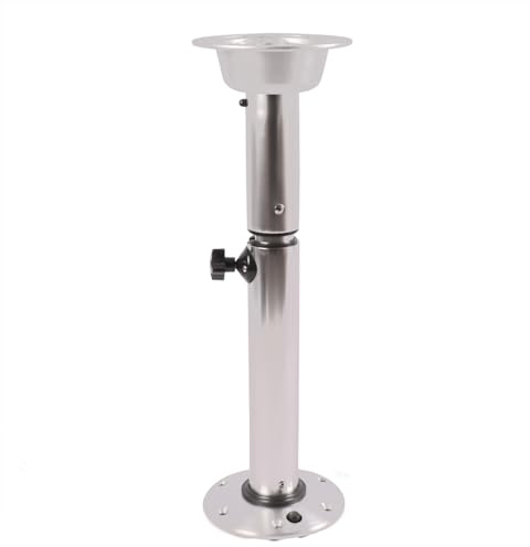 KEESUNG Patas de mesa desmontables, altura ajustable, patas de acero inoxidable, patas de mesa telescópicas con cremallera, base de mesa, estructura de mesa, mesa de barco, para barco, caravana,