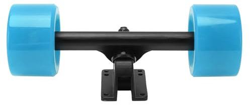 XHTLLO Skateboard-Truck Und Rollen-Set, High Rebound 82a PU-Räder Mit ABEC 9-Lagern, Für Elektro-Skateboards(Blau)