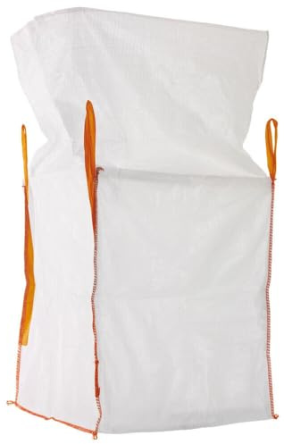 3 Stck Platten BIG BAG Sack Mineral Säcke Transport Entsorgung Plattenbag 1000 kg, 90 x 90 x 110 cm Norm: DIN EN ISO 21898 Material: Polypropylen Nennlast: SWL 1.000 kg