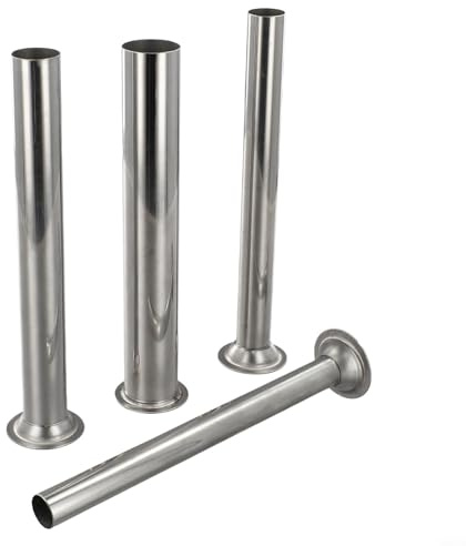 4Pcs Sausage Stuffer Tubes Stainless Steel Sausage Stuffer Filling Tubes Funnels Nozzles Spare Food Grinder Parts(3.8cm)
