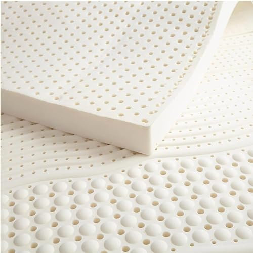 BGDTEFJDZ 100% Natur-Latex Matratze Gleichmäßige Wärmeableitung,Comfort Foam Mattress 7-Zone Assembly, Mattress Made of Comfort Foam,4in,80x200cm(31x79in)