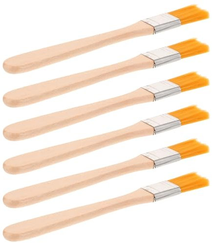 LPHFDCS Pinsel Malpinsel mit Holzgriff und Nylonborsten. Schweißreinigungswerkzeuge. Tragbarer Malpinsel. Wiederverwendbares Wandmalwerkzeug. Pinselset