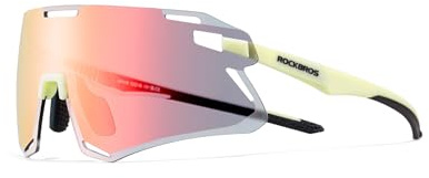 ROCKBROS Sunglasses Windproof Cycling Glasses for Women Men 100% UV400 Protection Sun Glasses TR90 Frame Eye Goggles for Cycling Running Fishing Driving