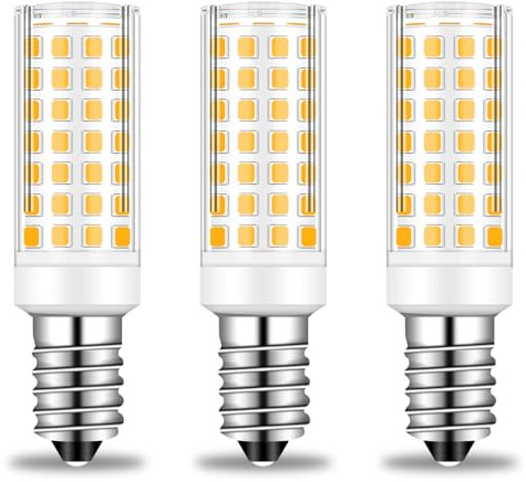 ZHENMING E14 LED 7W 3000K Warmweiß Dimmbar Ersatz 60W-75W Halogen | Hohe Helligkeit LED Kleine Birne AC 220-240V 3er Pack