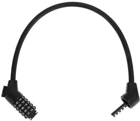BULLSPANN Universelles Kettenschloss Mit Zahlencode, Schwarz, 60cm, 1 Stück