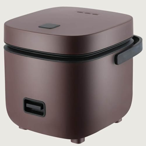 Cuociriso da 1.2 Litri,Cuociriso Piccolo per 1-2,Pentola per Riso Antiaderente,con la Funzione di spegnimento Automatico,per Cucinare Riso, Carne, Pasta o zuppa,A02