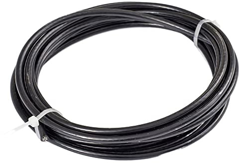 ZSREYFNB Steel Wire 1Meter 1 1.2 1.5 2 3 4 5 6mm Black 304 Stainless Steel Wire Rope Cable Plastic Coated Wire Rope(4mm)