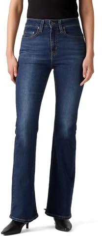 Levi's Women's 726 High Rise Flare Jeans (Also Available in Plus), Eternal Indigo Dark (Stretch), 28 Short, Standard