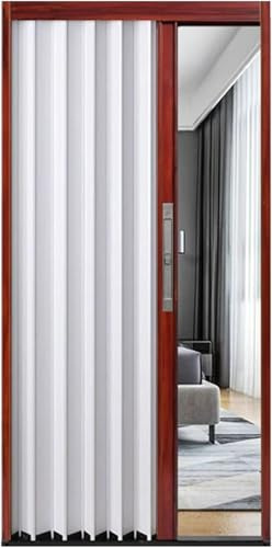 GLFNB Puerta corrediza de Aluminio Tipo acordeón para Armario, Ideal para Estudio, Cocina, habitación Infantil y Pasillo. Puerta corrediza Impermeable para Exteriores, tamaño Personalizado (Ancho
