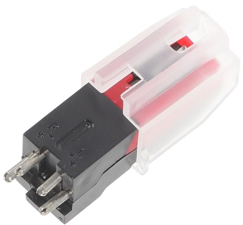 ULDIGI Stylus para Tocadiscos de Repuesto de Aluminio Aguja Giratoria Duradera para Reproductor de Vinilos y Fonógrafo Compatible con Equipo de Música Antiguo Fácil Instalación y