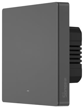 SONOFF M5 Matter Smart Lichtschalter mit 2.4GHz WLAN, 1-fach Wippschalter mit Timer & Sprachsteuerung, Kompatibel mit Matter, Alexa & Google Home, Neutralleiter erforderlich (Typ 86)