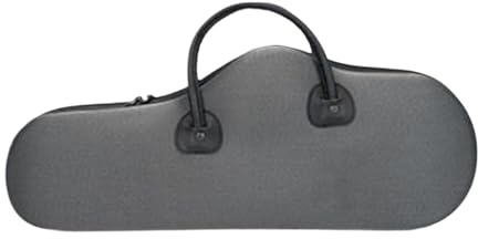 Gigbag für Altsaxophon Altsaxophon-Koffer, Saxophon-Aufbewahrungstasche, Tragegriff, stoßfest, Doppelreißverschluss, for Auftritte(GRAY)