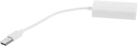 Adattatore USB Rete Gigabit Rj45 USB 2.0 Bianco 10/100/1000mbps | Abs e Pvc, Plug And Play senza Driver, Trasferimento Rapido e Connettività Stabile