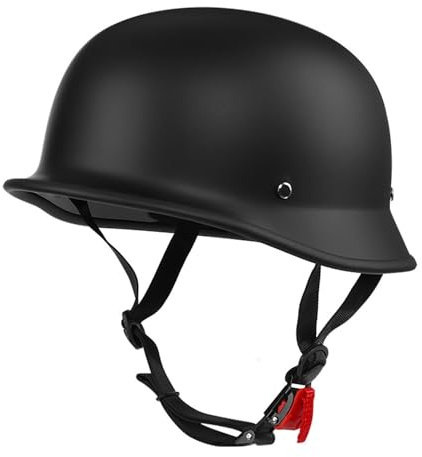 Caschi Da Moto Retrò Mezzo Casco Robusto Elmetto Da Motociclista Caschi Cromwell Omologato DOTECE Aperto Casco Jet E Demi-Jet Casco Da Scooter Per Adulti Uomini Donne E,Size:55-66CM