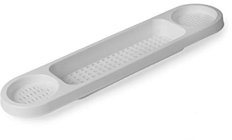 Uwant Fashion Household Plastic Over Bath Tub Rack Caddy Tidy Bathroom Storage Stand Bridge