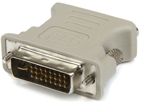 StarTech.com Adattatore DVI a VGA, Convertitore cavo DVI a VGA, Maschio / Femmina, M/F, colore Nero