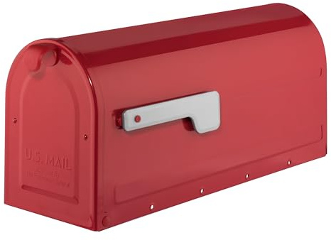ARCHITECTURAL MAILBOXES 7600R MB1 Mailbox, Medium, Red