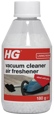 HG Vacuum Cleaner Air Freshener and Deodoriser for 10 Vacuum Cleaning Dust Bags, Hoover Freshener Crystals Help Remove Pet Odours, Fresh Fragrance – 180g (170030106)