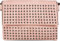 styleBREAKER Clutch mit Nieten, Abendtasche, Schulterriemen, Trageschlaufe, Schultertasche, Damen 02012227, Farbe:Rosa
