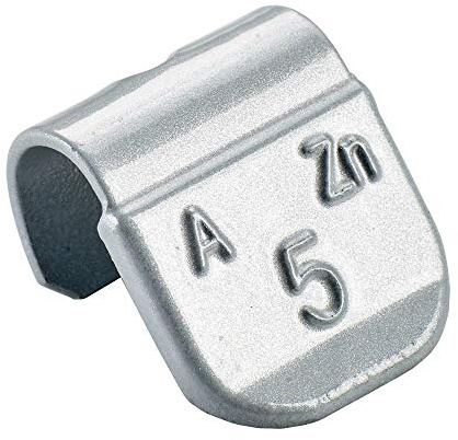 Perfect Equipment 100x Schlaggewichte Alufelgen Typ63 5g Silber | Schlaggewichte Alu Auswuchtgewichte Alufelgen | Wuchtgewichte Alufelgen