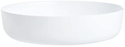 Luminarc - Plato de cocina inteligente Diwali - Plato de cristal innovador - Ligero y extraresistente - Limpieza fácil - Apto para horno hasta 250 °C - Made in France - Dimensiones 30 cm, blanco