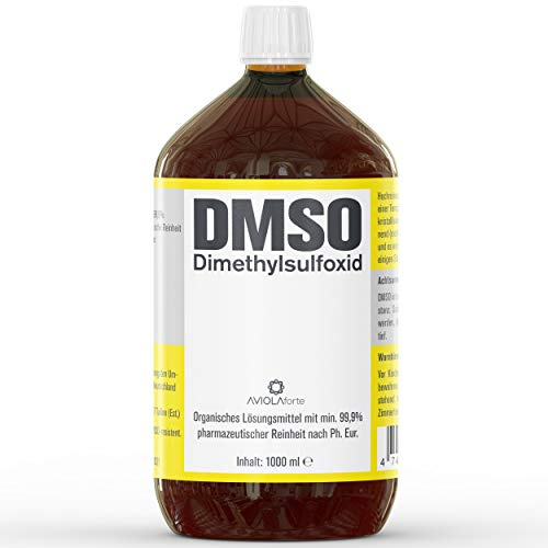 DMSO von AVIOLAforte | Dimethylsulfoxid mit 99,9% pharmazeutischer Reinheit aus Deutschland | Braunglas Apothekenflasche | 100ml, 250ml, 500ml oder 1000ml