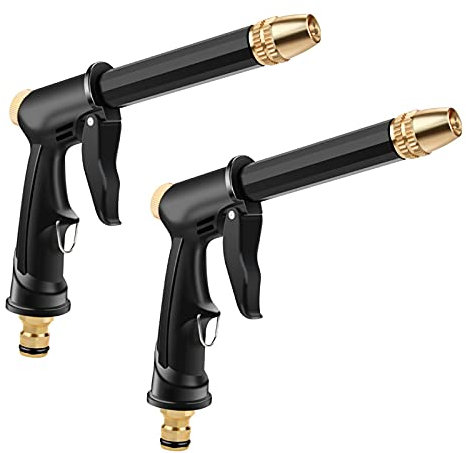 Pistola de lavado a presión 2 unids boquilla ajustable Power Pressure Washer Wand para manguera riego lavado de coches