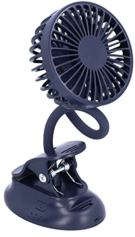 Dilwe Ventilador de Clip Portátil USB Recargable para Cochecito, Escritorio y Al Aire Libre - Flexible y Personal para Hogar y Oficina