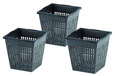 animallparadise - Lot de 3 Paniers, Taille 11 x 11 x 11 cm, pour Bassin Aquatique